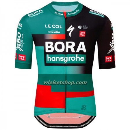 Wielershirt 2023 BORA-Hansgrohe - Groen Zwart